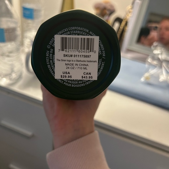 Starbucks Dark Green Tumbler with Lid - Picture 3 of 3